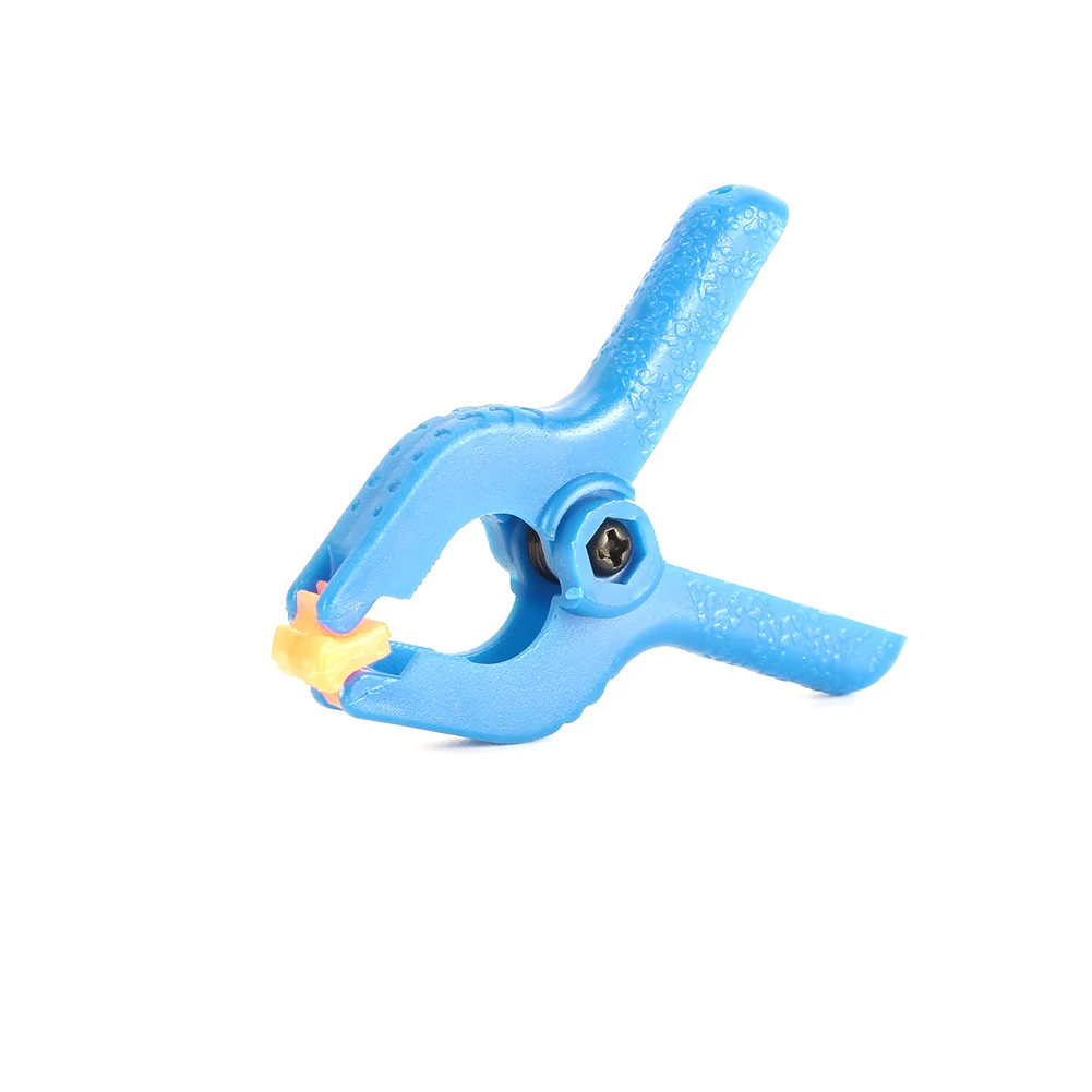 Jaw Opening Spring Clamps Kit 10pcs Cramps Heavy-duty Nylon Grip Plastic Tools Woodworking 2 inch Blue New Useful