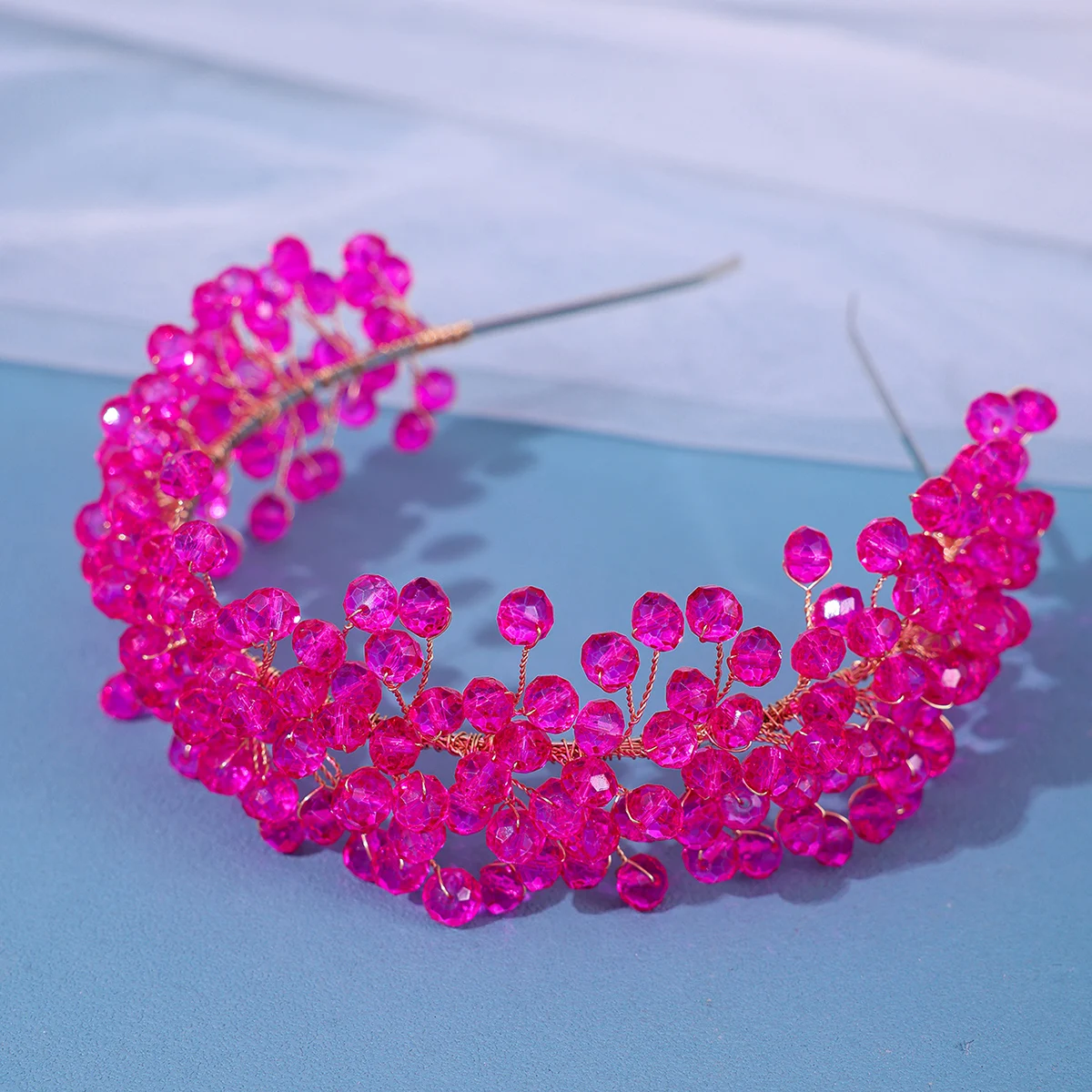 Baroque Vintage Handmade Crystal Bridal Hairbands For Wedding Hair Accessories Women Bridal Headbands Head Jewelry