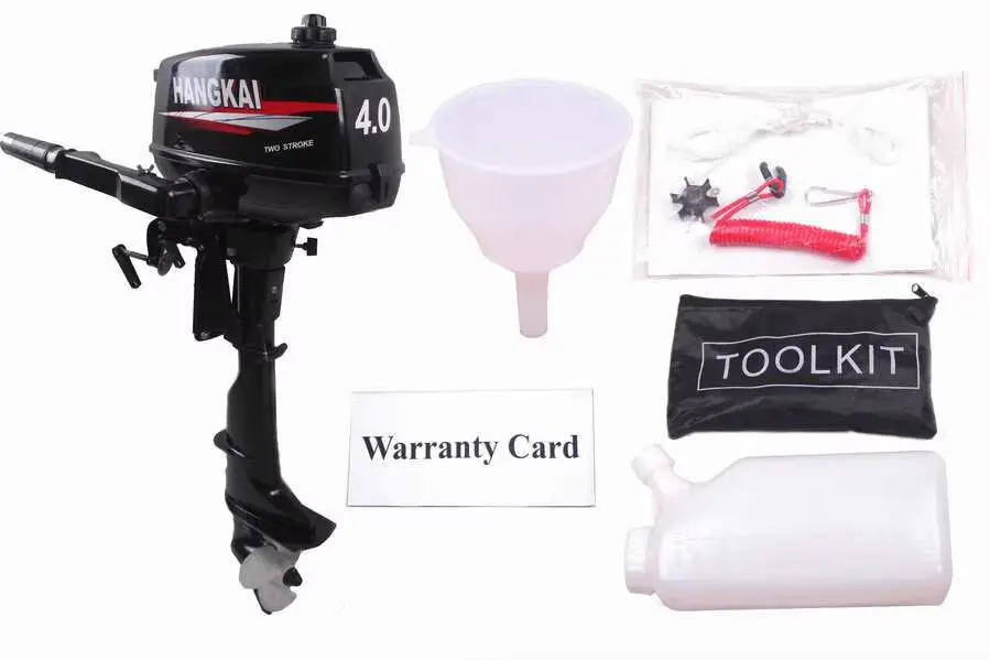 Cheap Hangkai 2 Stroke 4.0HP Outboard Motors Boat Engines Water Cooled 2.9KW Fast Speed Better Than Hidea