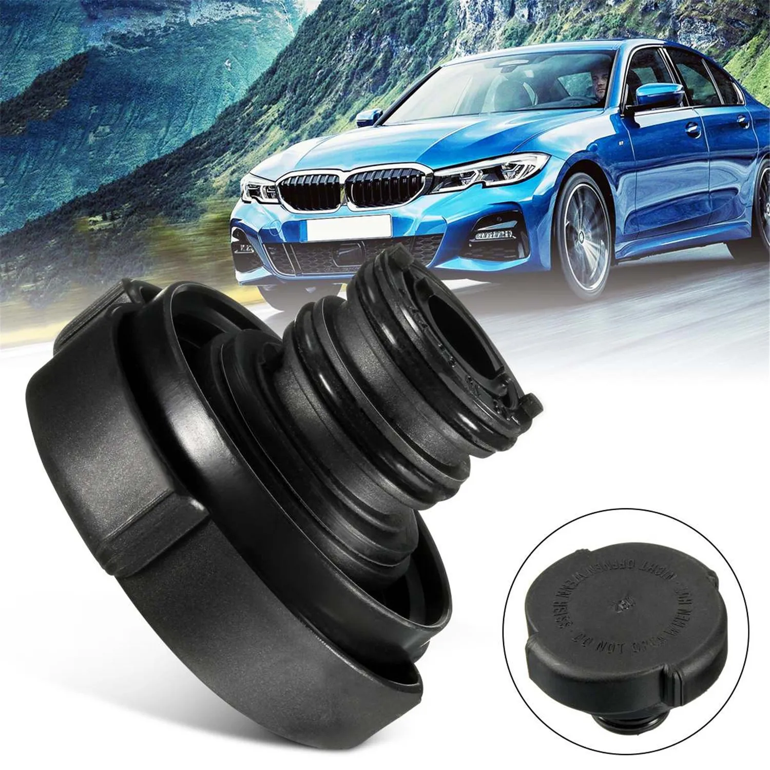 ฝาถังขยายหม้อน้ํา 17111712669   สําหรับ BMW 318i 320i 323i 325i 328i 330i 525i 528i 530i 540i 740i E36 E46 E38 E39 E53 E83