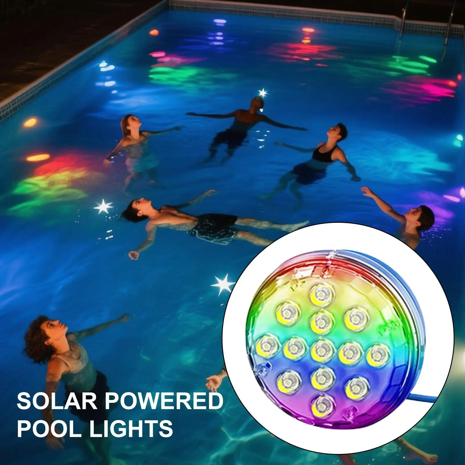

Solar Pool Lights Swimming Pool Solar Lights With Timer Multi-modes Magnetic Submersible Lighting Pool Accessories drop shipping