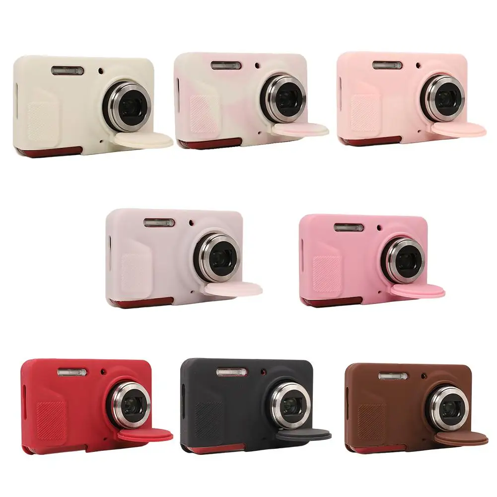 Silicone Skin Camera Case Body Protector With Lens Cover For Kodak FZ55 Digital Camera Anti-Fall Scratchproof Protective Case