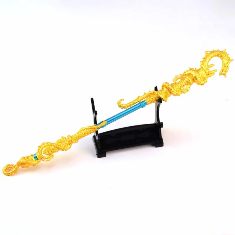 25cm New Black Myth: Wukong Flying Dragon Staff Game Peripherals Weapon Action Figure Model Ornaments Desktop Display Gift Toys