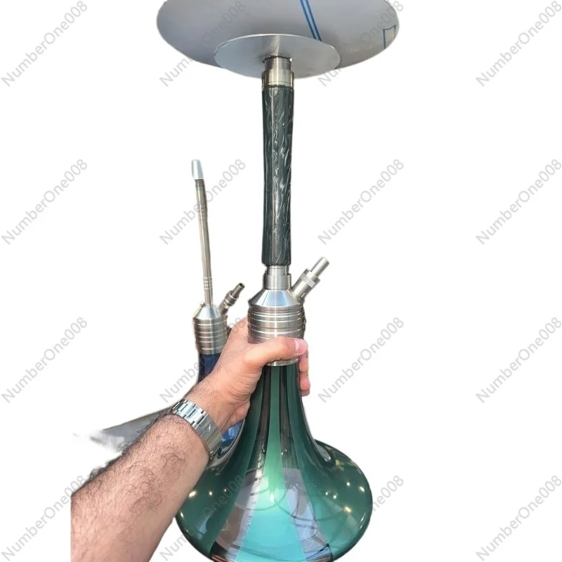 

Профессиональный кальян из нержавеющей стали, светодиодная база с усовершенствованной системой очистки для премиум-дыма