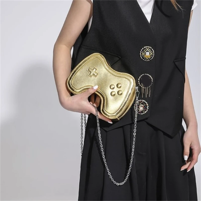 Fashion Shoulder Bag Gamepad Shaped Chain Bags PU Cosmatic Bag for Girl Women Crossbody Bags CreativeLady Purse