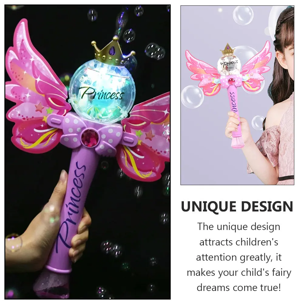 

Children Bubble Maker Electric with Vibrant Lights Melodic Sound Auto Dispensing Bubbles Great for Birthday Celebrations