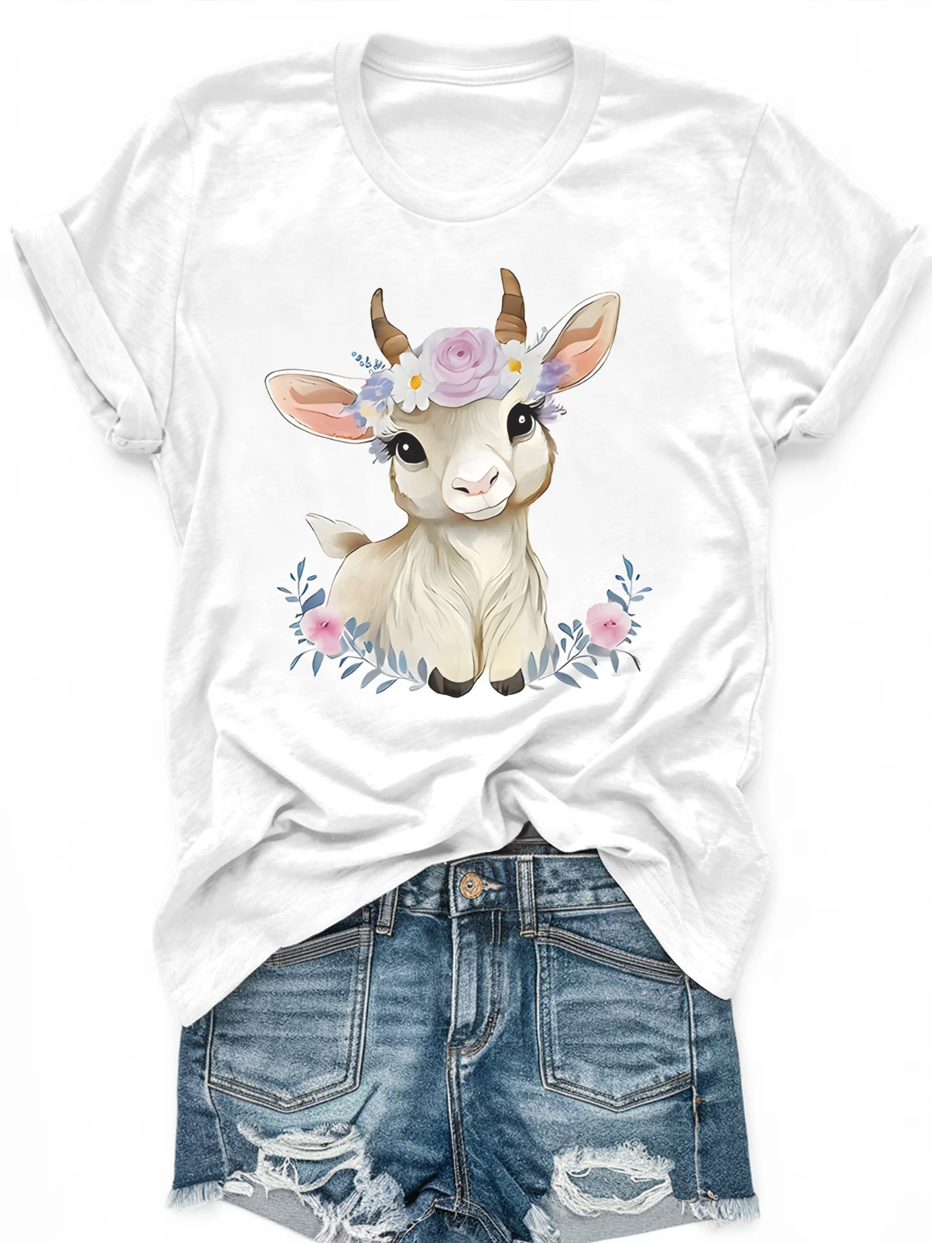 

Женская футболка с короткими рукавами и принтом размера PLUS, свободная и повседневная, мягкая, удобная и дышащая, для занятий спортом на открытом воздухе