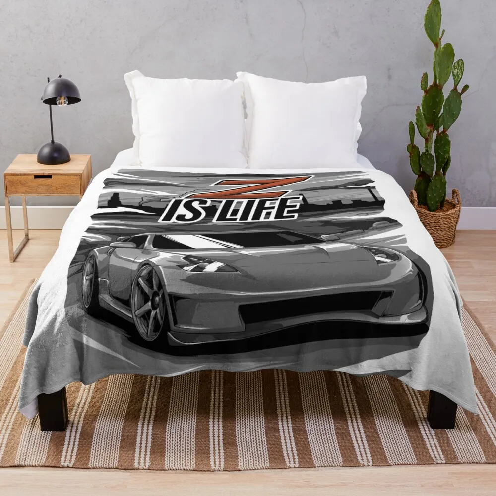 

Nissan 370z Life Throw Blanket Picnic Luxury Blankets