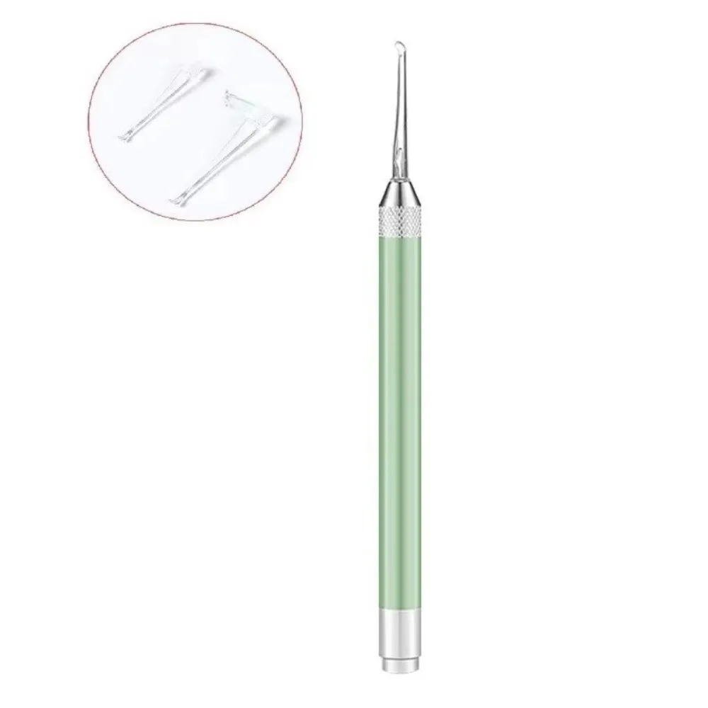 New Stainless Steel Luminous Ear Scoop with Light Visual Ear Picking Tool Handy Ear Cleaner