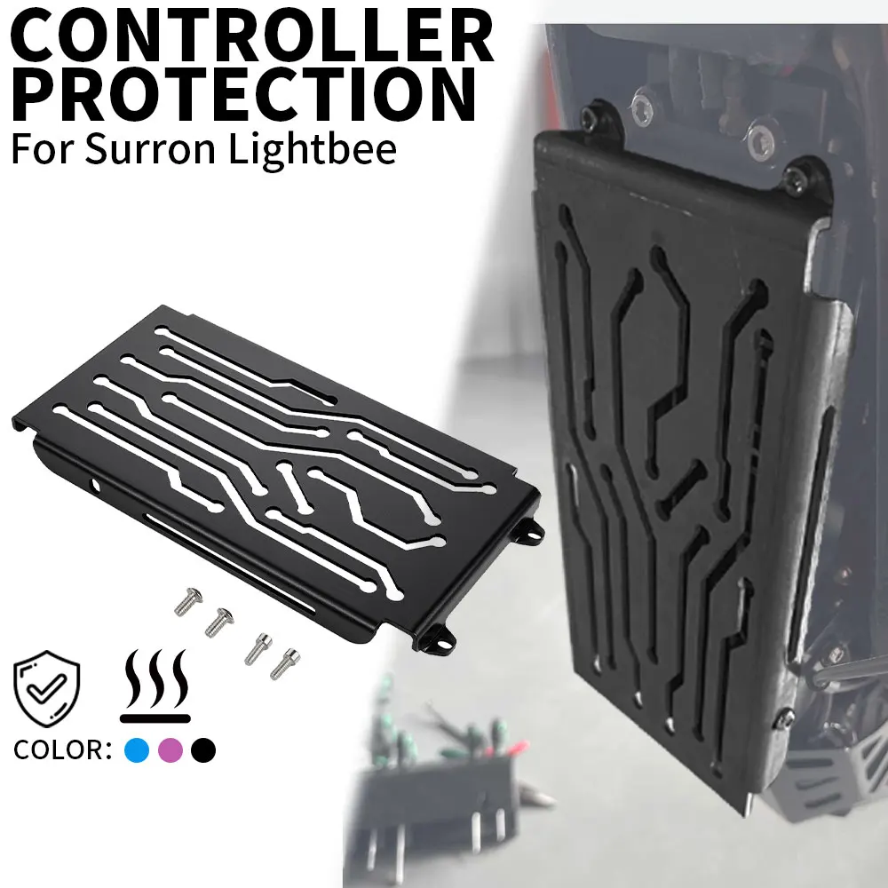 AliExpress JFGRACING Motorcycles Controller Protection Electric Dirt Bike Guard For Surron Lightbee Light Bee Motocross Aluminum JFG Off-Road Protect