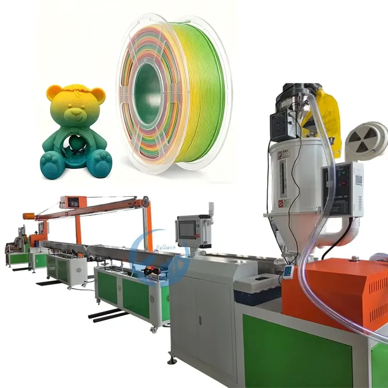 2026 Hot Automatic 3D Printer Filament Production Line | Turnkey Extrusion and Winding Machine for PLA ABS PETG 1.75mm 2.85mm