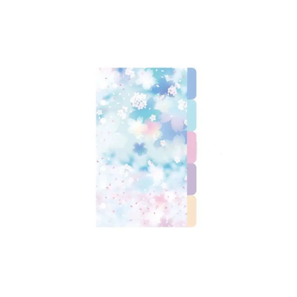 

Binders 6-Ring Binder Notebook Binders Loose Leaf Separator Page Notebook Divider Index Binder Index Page Cherry Blossoms Style