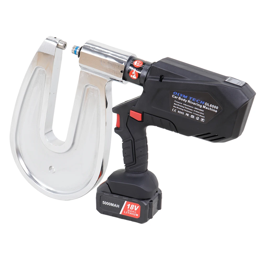Remachadora de Batería OLYM SPR para Reparación de Carrocerías de Plástico y Hierro, Pistola de Remaches Autoperforante AC 110/220V