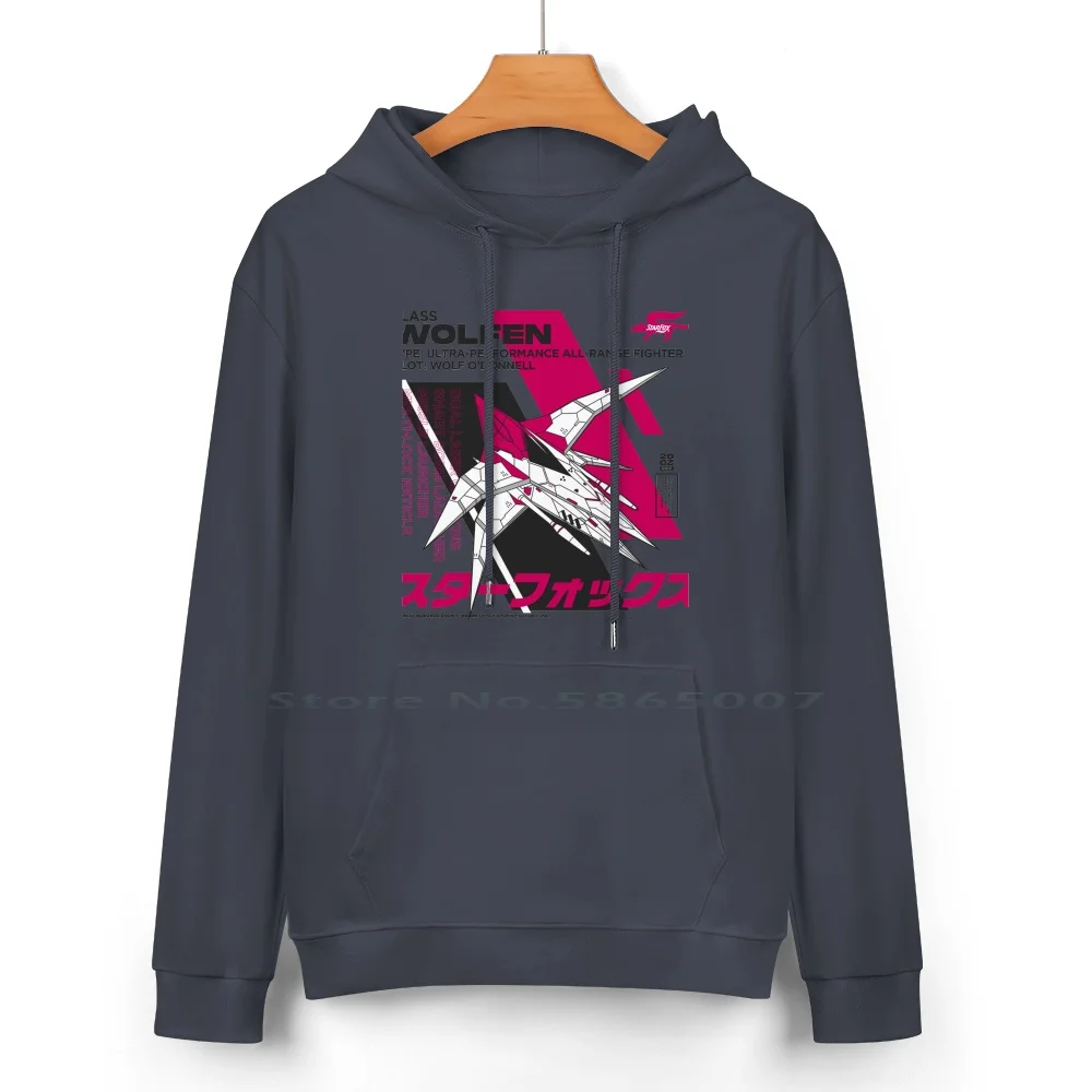 Wolfen Pure Cotton Hoodie Sweater 24 Colors Starfox Star Fox Samus Metroid 64 Public Lofi Hip Hop Aesthetic Synthwave Retrowave