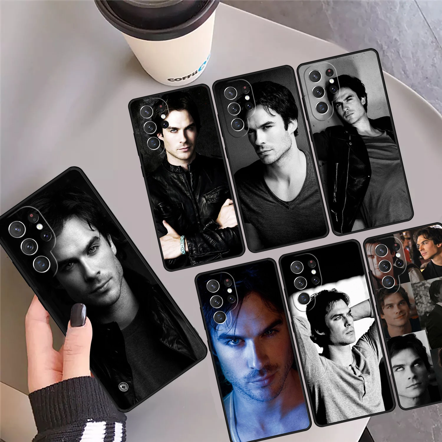 Vampire Diaries Ian Somerhalder Phone Case Cover For Samsung Galaxy S24 Ultra 23 S22 Plus S21fe Lite S20 S9 S10 Note 10 Pro 20