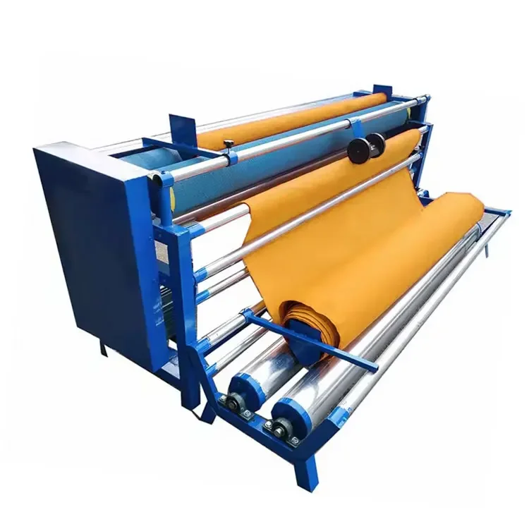 Factory Production Fabric Cloth Inspection Rewinding Re Rolling Counter Measuring Winding Machine