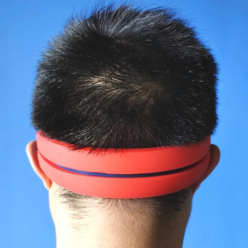New Adjustable Neck Line Hair Styler Reusable Professional Hair Trimming Guide Red Neckline Shaving Template Barber Ruler Tool