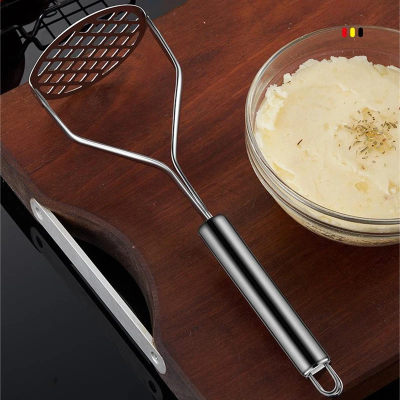 Kitchen Gadget Creative Mud Press Masher Puree Juice Maker Stainless Steel Potatoes Crusher Pusher Fruit Tools Cocina Cozinha