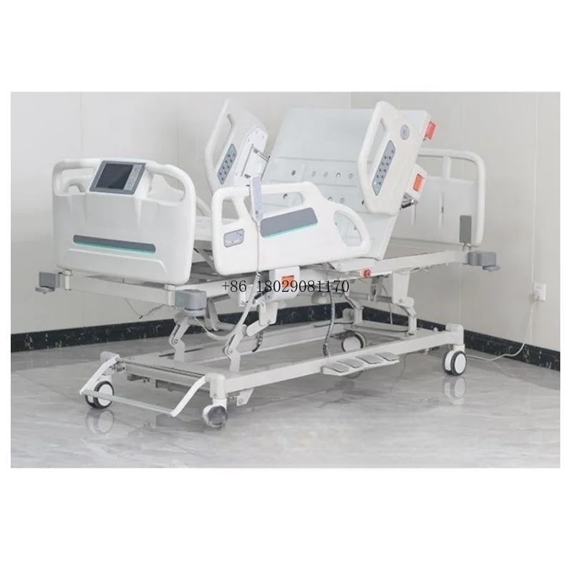 Bed With Touch Screen Hospital Bed With CPR For ICU Cheap Price Modern Smart Bed Nursing