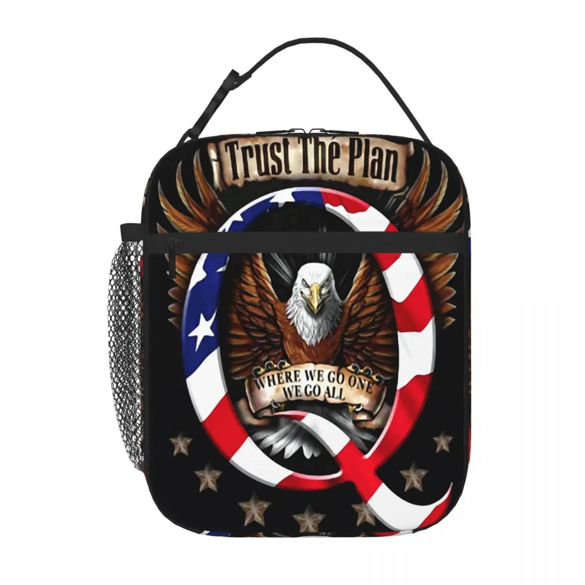Hot Sale Q Trust The Fruit Print Cooler Lunch Bag Office Homemade Meal Cooler Lunch Bag