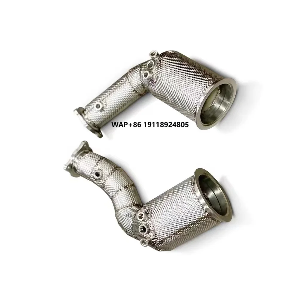 

Catalytic Converter Exhaust Drain Pipe Suitable for RS5 2.9T 2019-2022 High-temperature Resistant Car Exhaust Modification