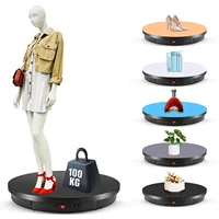 30/42/52CM 100KG Soporte de exhibición giratorio 360 °   Mesa giratoria de exhibición automática panorámica, telón de fondo para fotografía, cabina de tiro