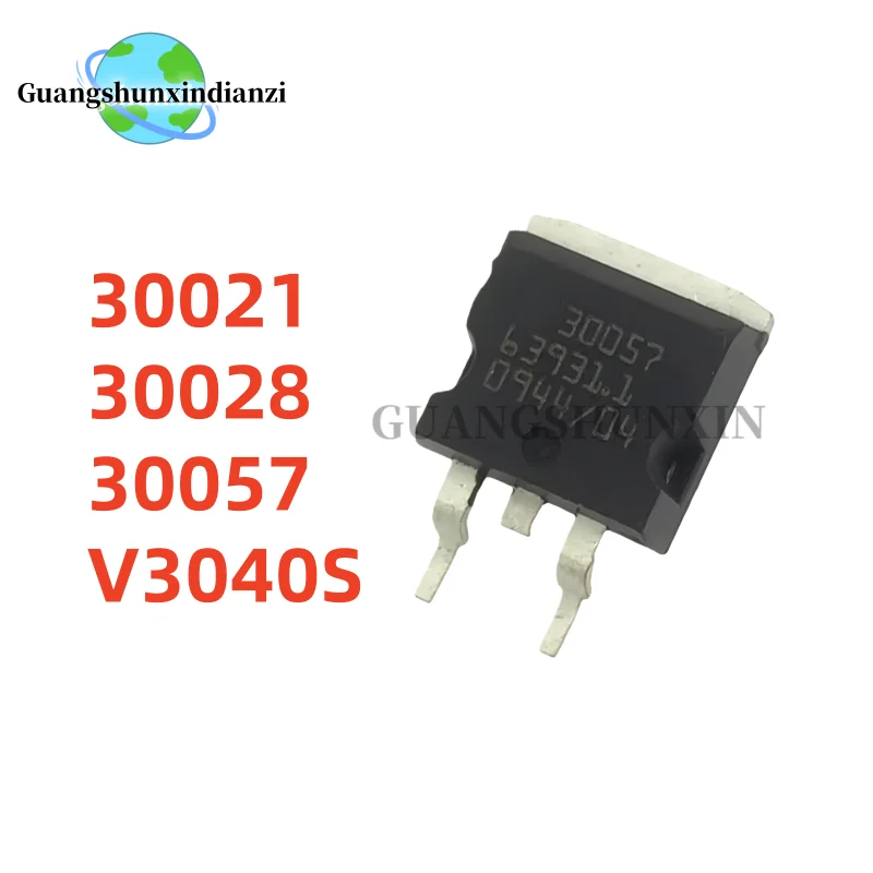 

10 шт., 100% новые, 30021, 30028, 30057, V3040S, TO-263, чип зажигания для компьютерной платы, лучшее качество, в наличии