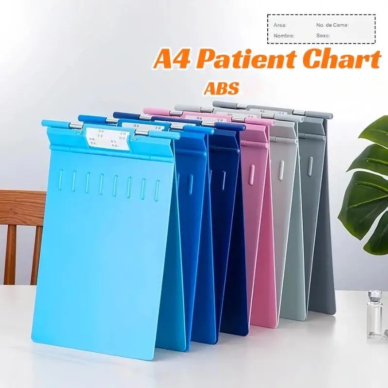 Thickened Patient Chart Splint ABS  Record Folder Patient  Chart File Folder Lightweight Practical Folding File