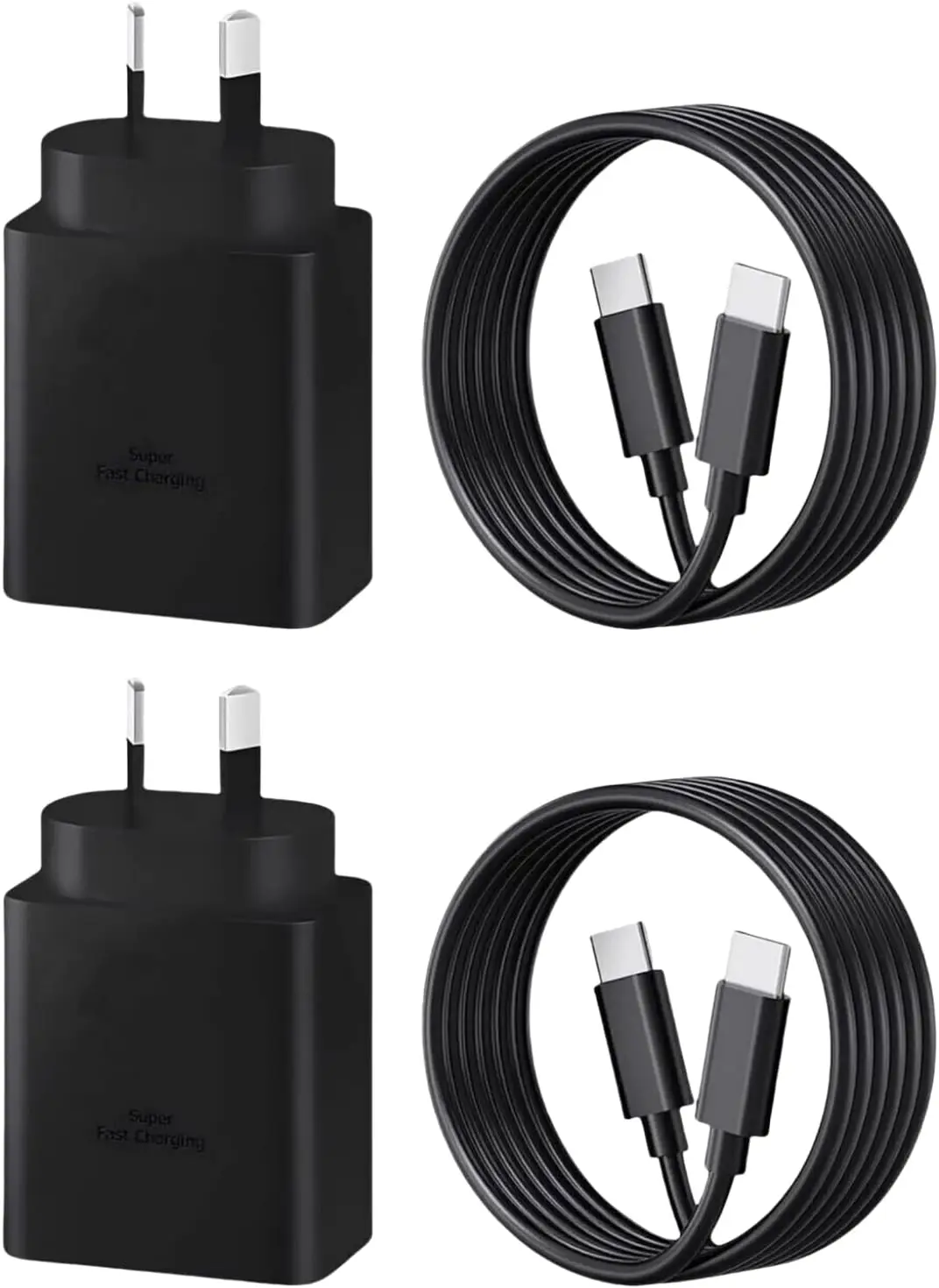 45W USB C Fast Charger for Samsung Type C PD 3.0 PPS Phone C