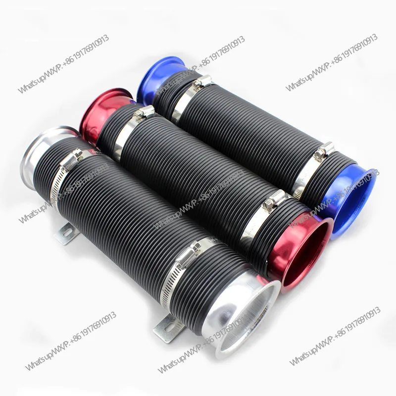 Power modification intake mushroom head hose telescopic diversion hose engine turbine brake air duct 76mm accessories