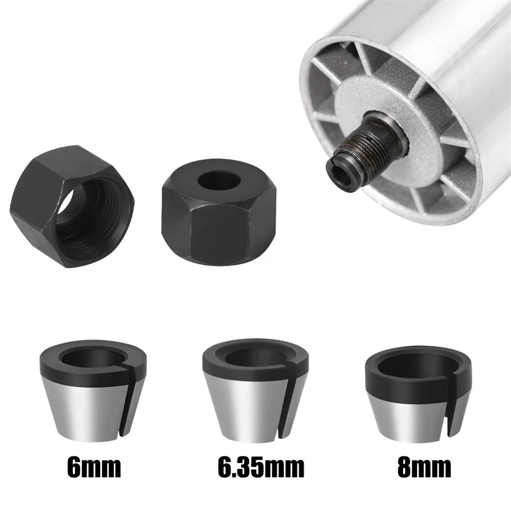 Imagem -06 - Acessórios de Fresa Elétrica Adaptador de Pinça Pinças Chuck Gravura Máquina de Corte mm 635 mm mm Pcs