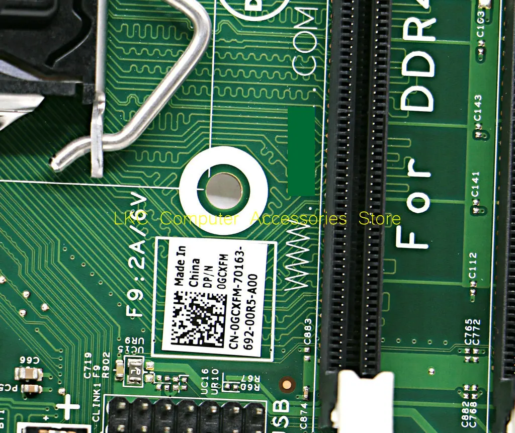 GCXFM 0GCXFM CN-0GCXFM VOOR DELL Optiplex 3046 Tower Desktop Moederbord DDR4 VGA + DP Moederbord 16505-1 100% Getest