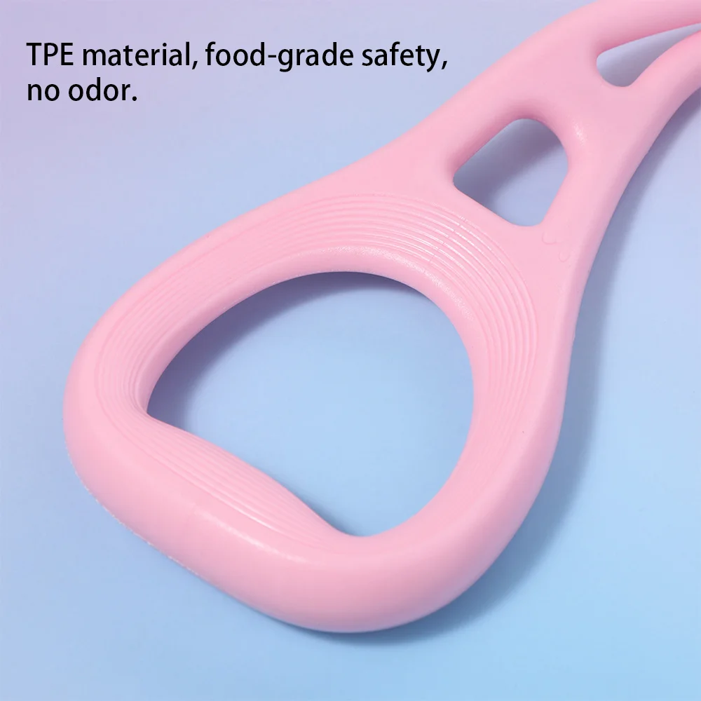 أداة توسيع الصدر مكونة من 8 أشكال لليوجا وتمتد العضلات بلون سادة وحزام مقاومة للتمرين وتدريبات اليوغا الآمنة