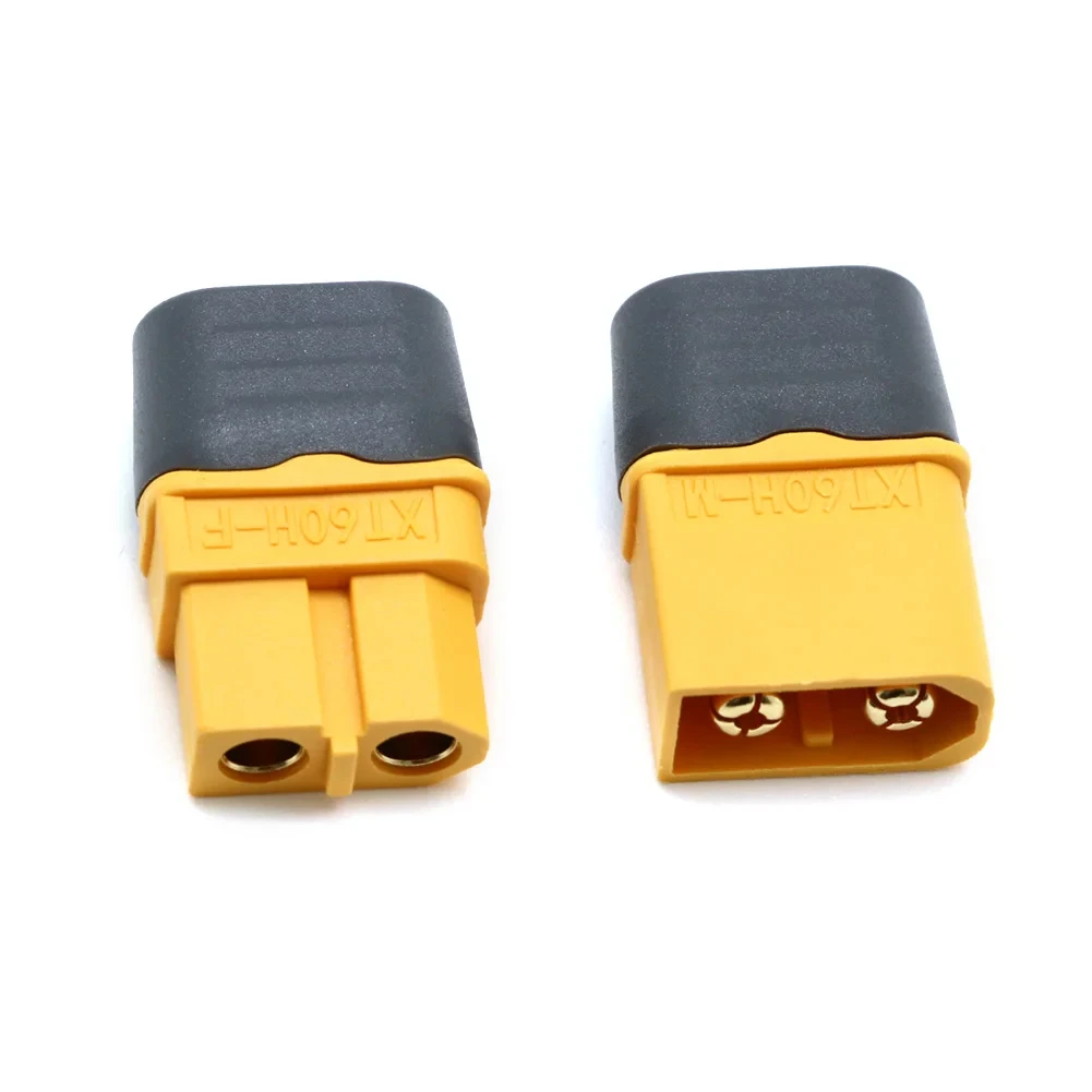 

10pcs Amass XT60+ XT60H Plug Connector With Sheath Housing 5 Male 5 Female (5 Pair ) For Rc Lipo Battery Rc Drone Car Boat