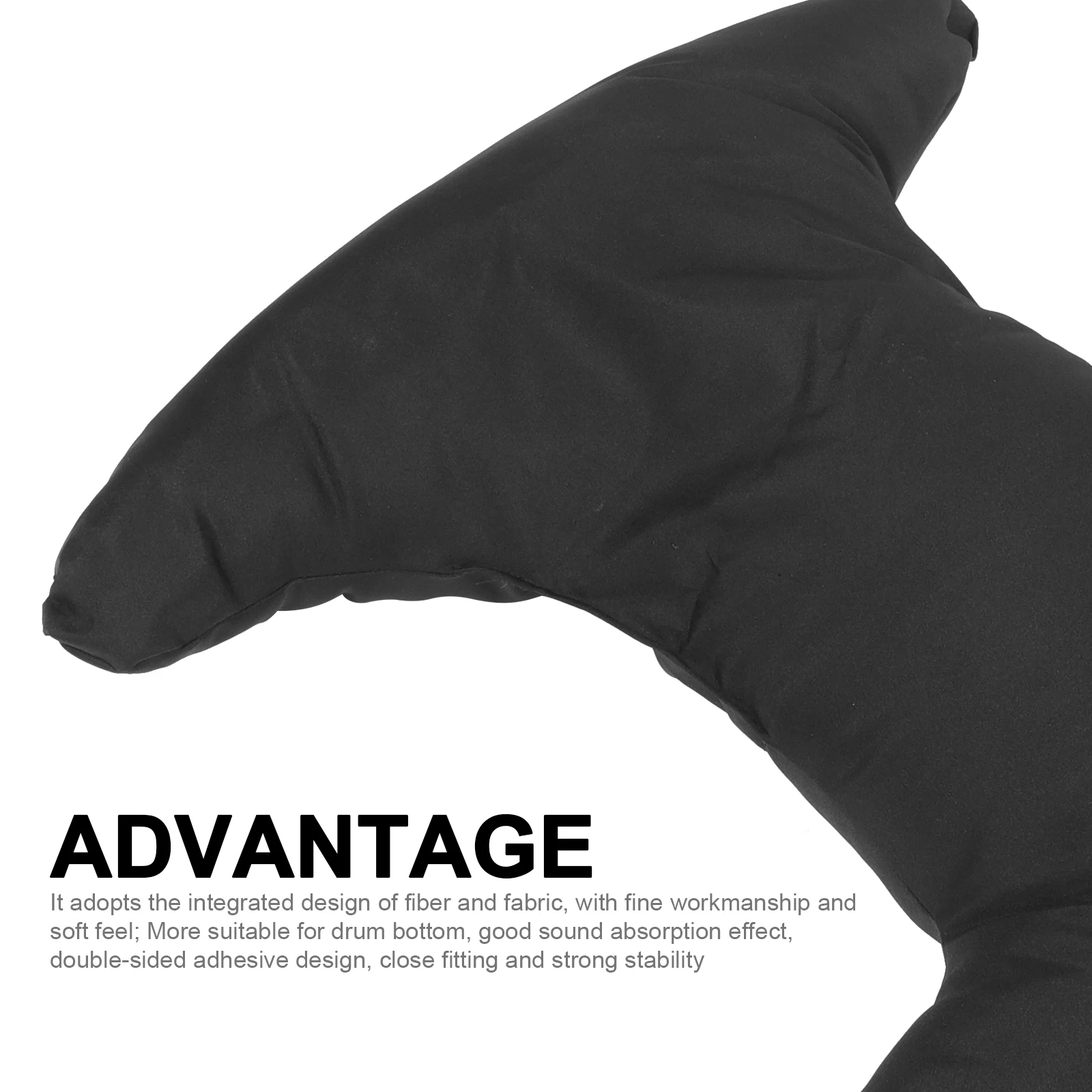 

Drum Muffling Supplies Soundproofing Pillow Black Polyester Absorbing Cotton Easy Install Remove Professional Practice