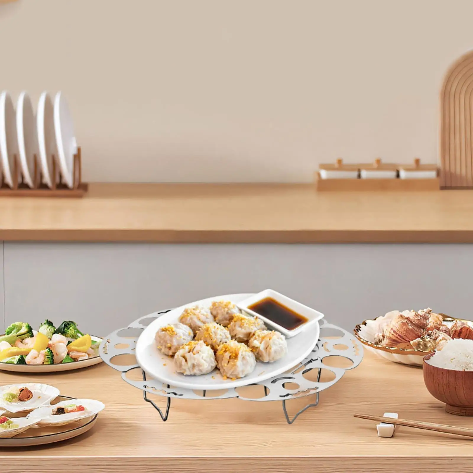 

Подставка для пароварки из нержавеющей стали, аксессуары, подставка, держатель, подставка для приготовления пищи, корзина для пароварки для еды, кастрюли, овощная плита, выпечка