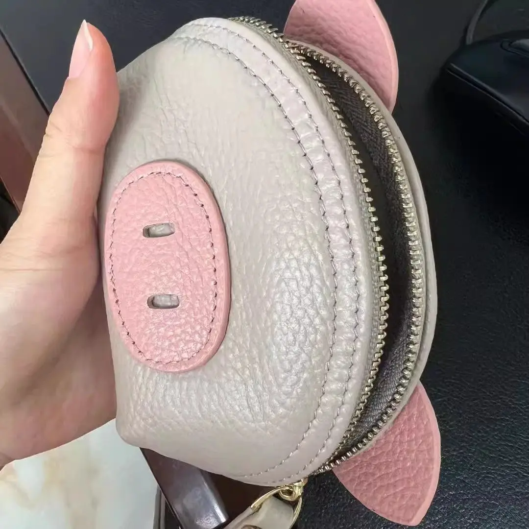 Mini Zipper Key Pouch for Women, Cute Portable Coin Purse