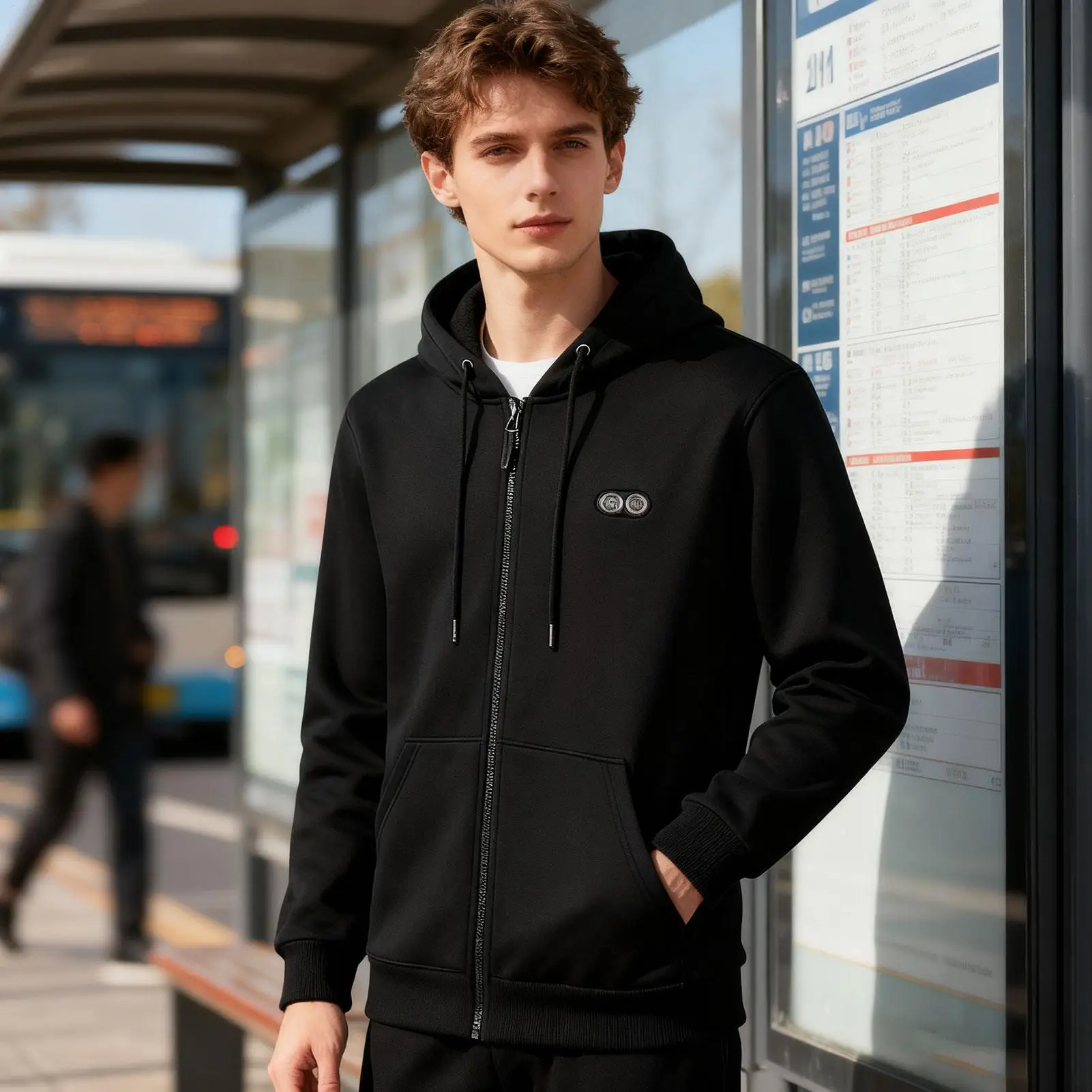 

Heated Sweatshirt 17 Heating Zones Warm 3 Setting Earm Hoodie Outdoor Warm Sweatshirt For Winter Camping Office Work Travel