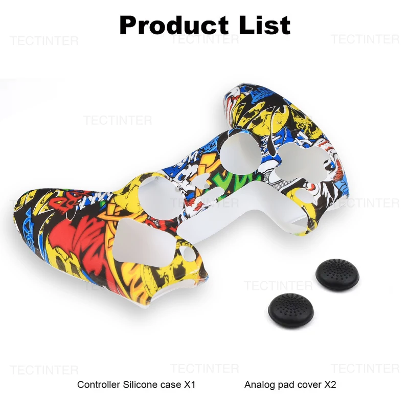 Silicone Mềm Dành Cho PS5 Phụ Kiện Vỏ Cao Su Dùng Cho Máy Chơi Game Playstation 5 Cần Điều Khiển Cho PS5 Bộ Điều Khiển Bảo Vệ Da Ngón Cái Tay Cầm
