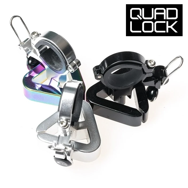 

QUAD LOCK Classic Bicycle Bell Aluminum Alloy Long-lasting Sound 3 Colors Availabe Road Bikes MTB Fits 19.2-31.8mm Handlebar