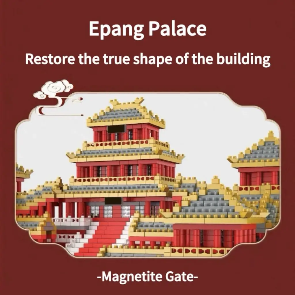 5186Pcs Chinese Architecture Mini Building Blocks Set for Adults - Micro Toy Building Bricks Model Kit - Educational Architectur