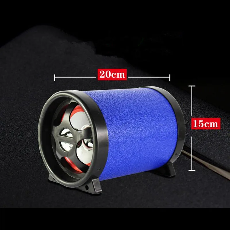 5 Inch 12V 220V  Bluetooth TF Card USB Disk Bass Audio Speaker Active Subwoofer In Box For Car / Motorcycle / Home /Computer Use