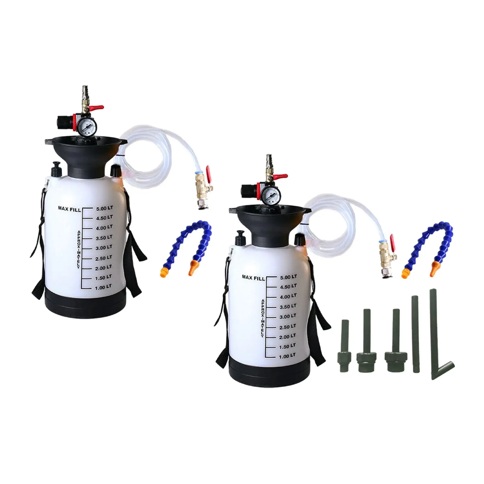 Automotive Fluid Pump Refill System Oil Refilling 5L Auto Fluid Fill Extractor Gear Oil Filler Tank