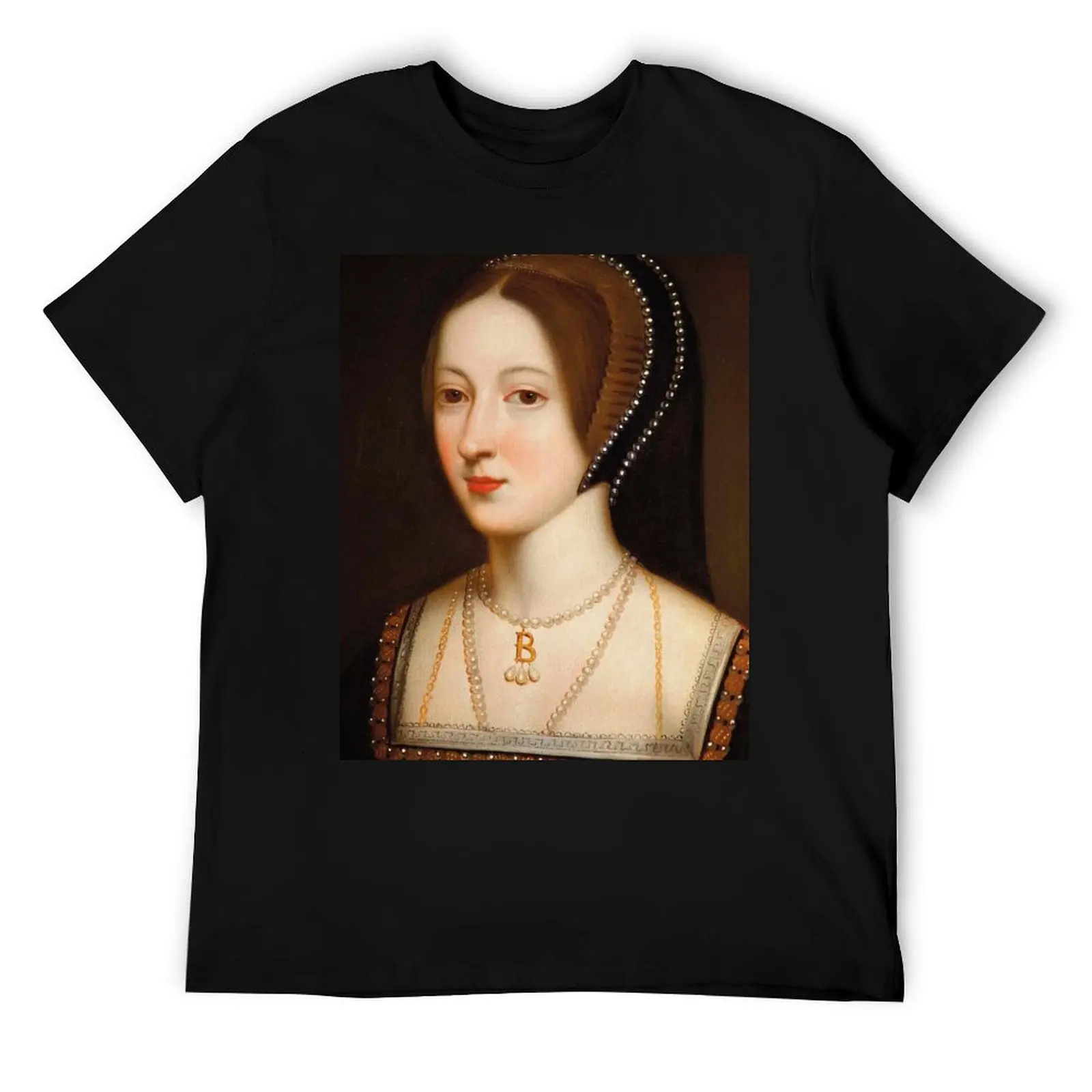 

Anne Boleyn portrait T-Shirt anime tshirt anime t shirts for man cotton t shirts high quality T-Shirt