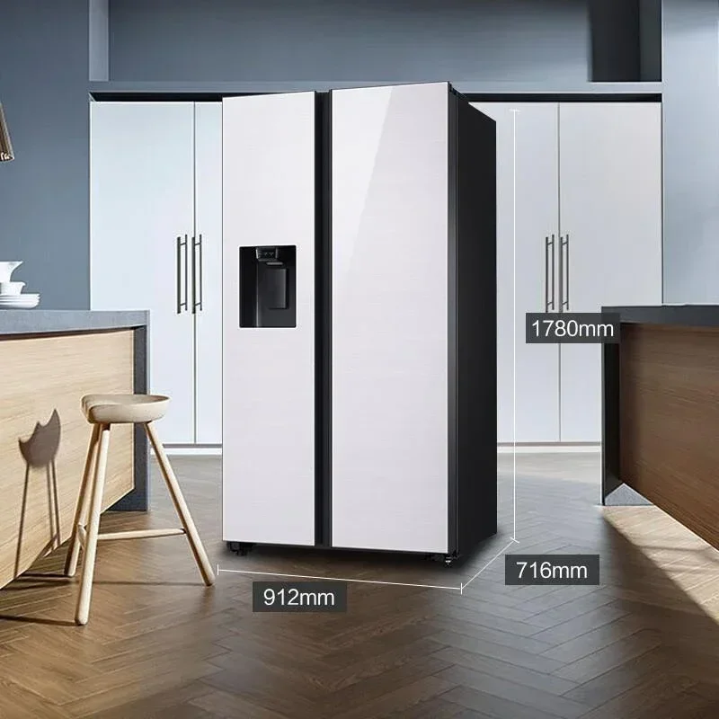 

Wholesale Side-by-side Refrigerator 488L Low-noise Energy Saving Power Saving Double Door Refrigerator