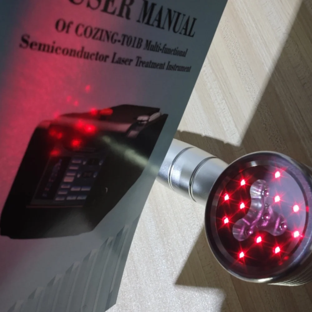Medical Laser for Blood Circulation & Healing, 1055mW Dual Wavelength Device for Fracture, Soft Tissue Wound Recovery