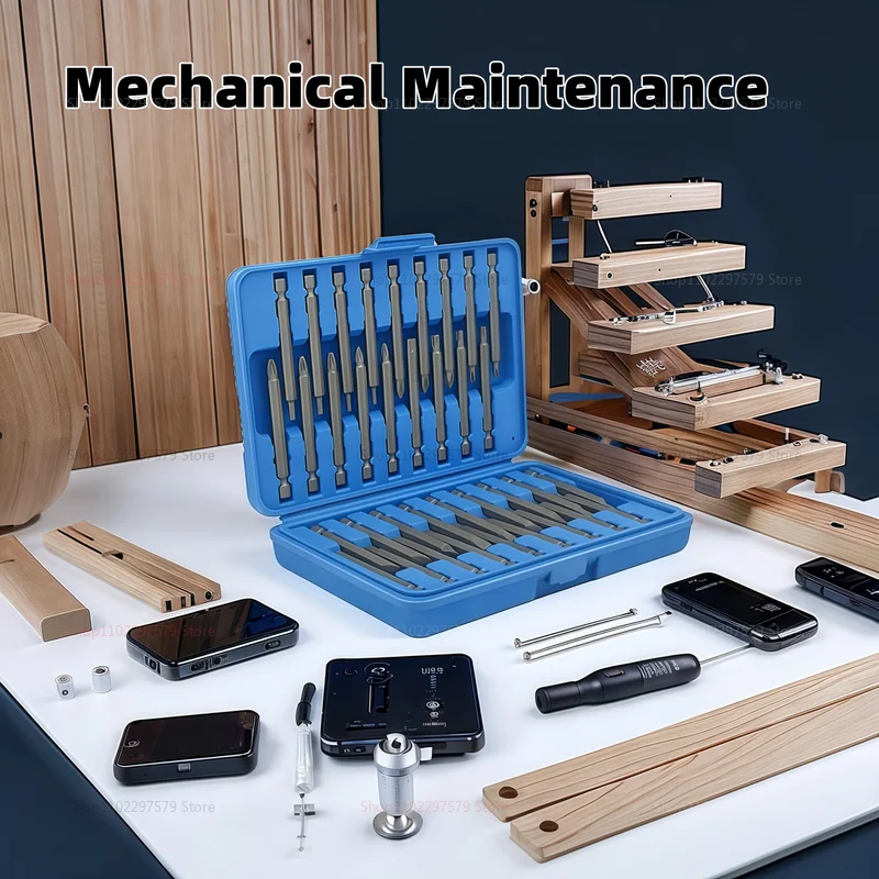 50/36 Pcs 75mm Extra Long Magnetic Screwdriver Bit Set Security Torx Star Hex Spline Driver Kit for Professional Home Repair