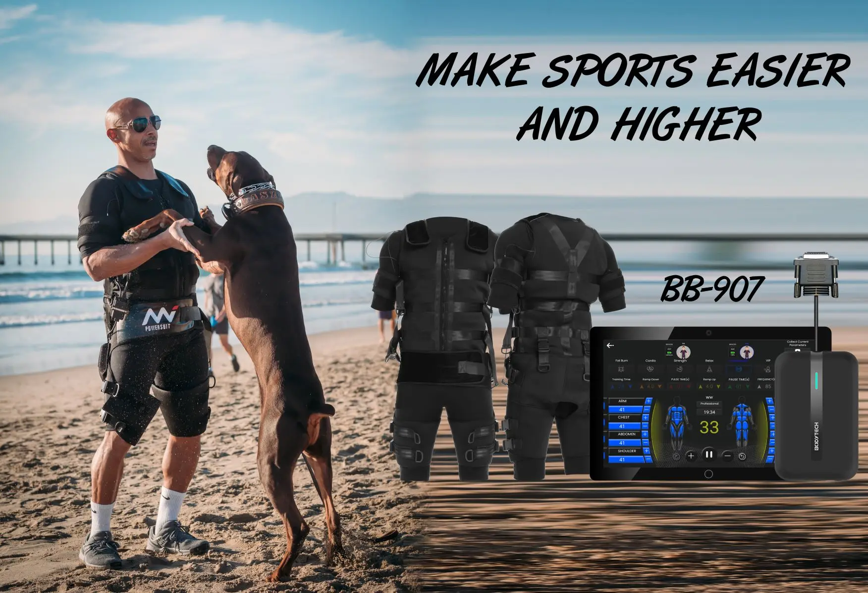 Sport Electrostimulation for Beauty Salon Equipment
