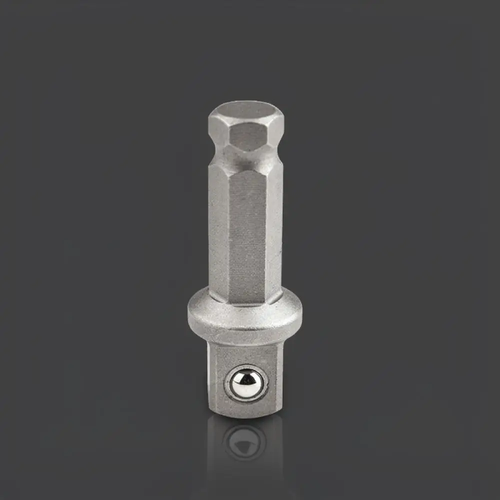 Sturdy Chrome Vanadium Steel Socket Adapter Hex To Square Drive Quick Release Extension Bar For Power Impact Driver
