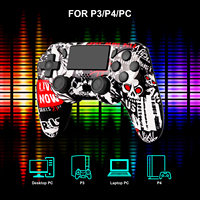 GAMINJA P47 Bluetooth Controller Dual Vibration Wireless Gamepad For PS4 Playstation 4 Game Console PS3 PC Wins 7 8 10